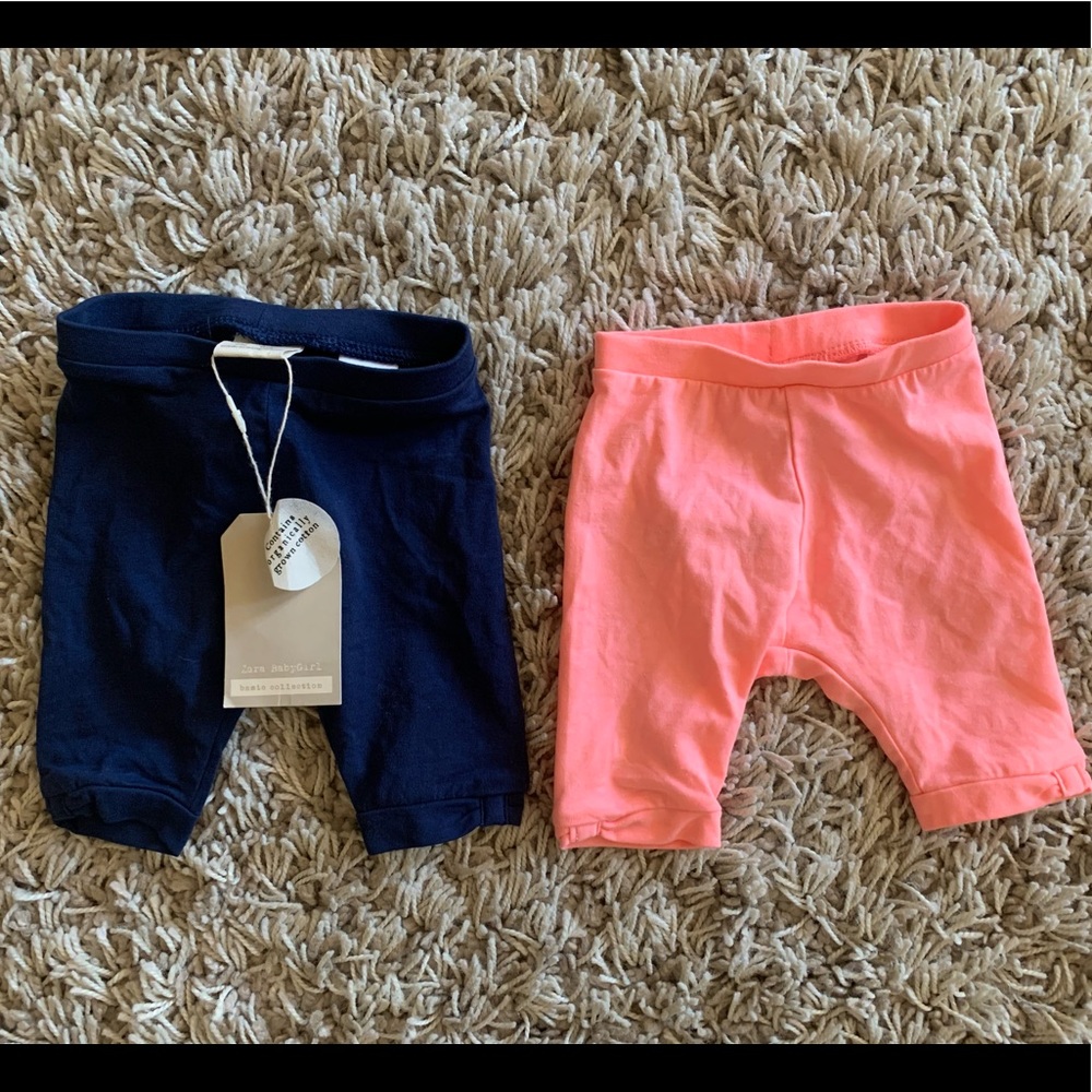 NWT and NWOT 3-6 months Zara shorts / capris